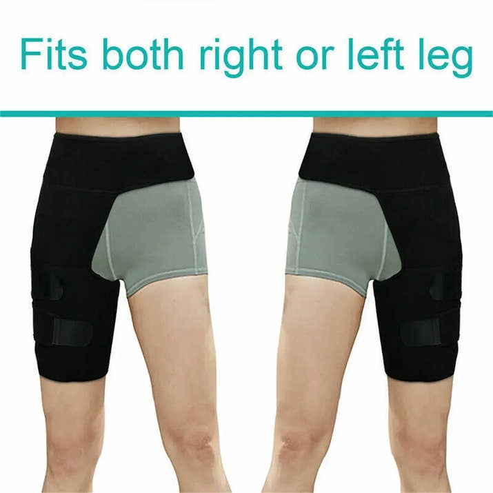 Hip Brace Thigh Compression Sleeve, Hamstring & Groin Compression Support Wrap for Hip Pain Relief, Sciatica,Quad Muscle Strains