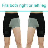 Hip Brace Thigh Compression Sleeve, Hamstring & Groin Compression Support Wrap for Hip Pain Relief, Sciatica,Quad Muscle Strains